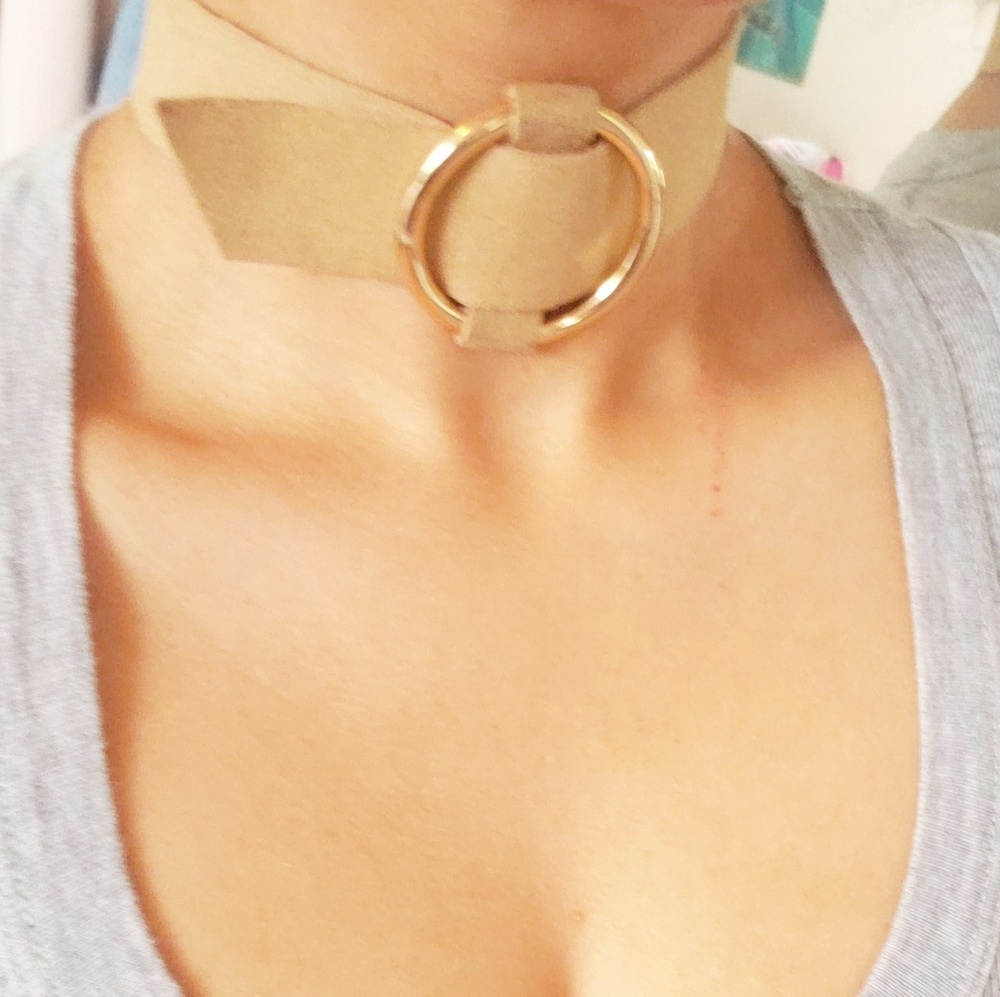 💥3x$20 Suede Buckle Choker Necklace 💥